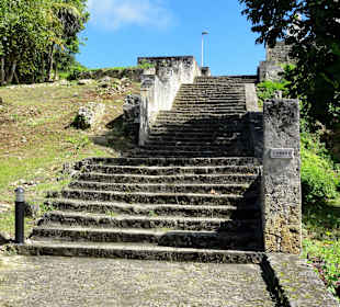 Die "Sklaventreppe" mit ihren 54 Stufen