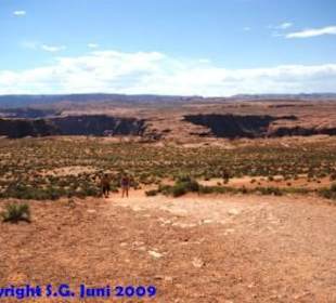 Weg zum Horseshoe Bend