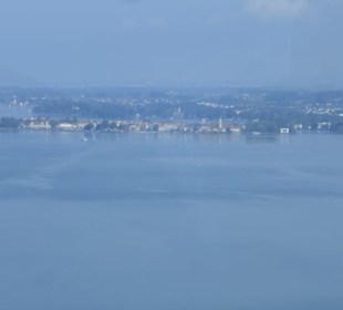 Pfänderbahn - Ausblick bei der Bergfahrt