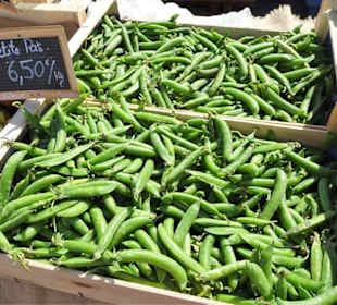 Impressionen vom Wochenmarkt Saint-Cyprien-Plage