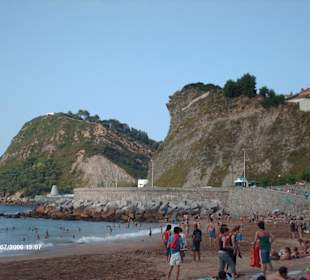 Una parte de la playa