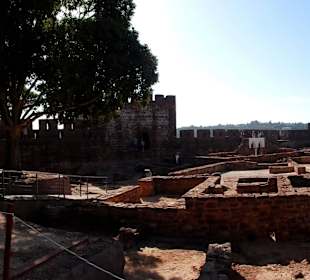 Panoramafoto der Burg