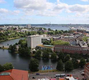 Kieler Förde Blick vom Rathausturm