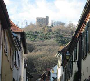 Hambacher Schloss von der Schlossgasse aus