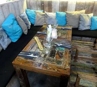 Impressionen vom Terrassenambiente des "Ginger"