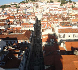 Ausblick vom Elevador de Santa Justa