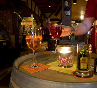 Special Cocktails und heimische Biere