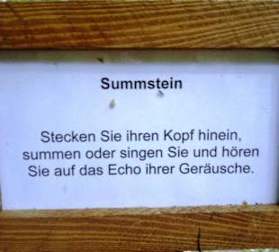 Tafeln im Wald Beschreibung