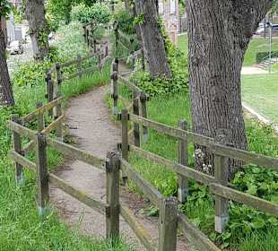 Im Park vor der Promenade