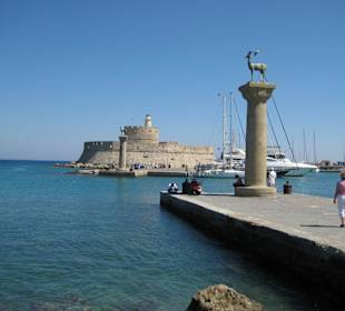 Hafeneinfahrt von Rhodos