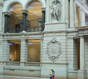 Der Empfang im Lichthof