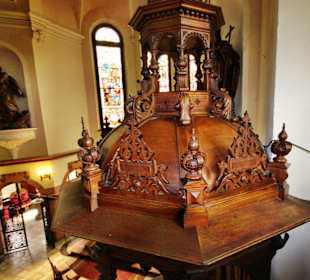 Blick auf den Kanzeldeckel