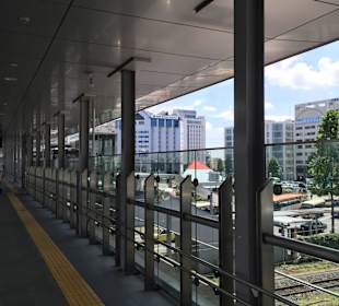 Blick vom Bahnhof aus
