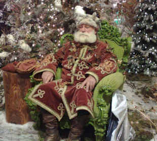 Weihnachtsmann im KaDeWe