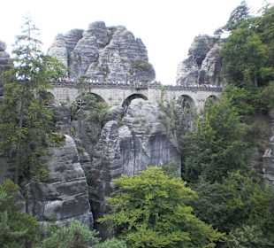 Die berühmte Basteibrücke