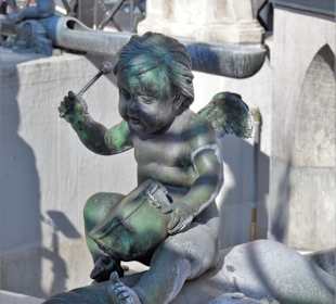 Detailansicht des Schönen Brunnens