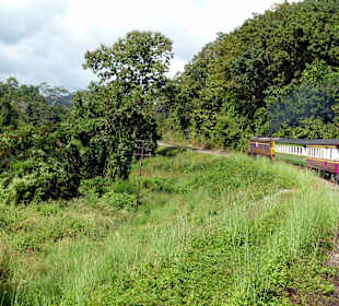 Während der Zugfahrt