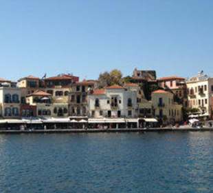 Old port and old town of Chania