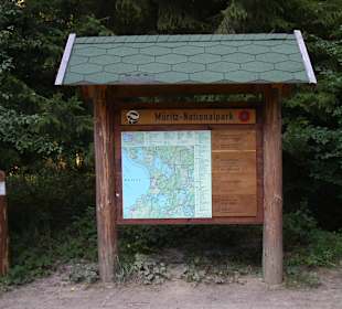 Hinweistafel Müritz - Nationalpark
