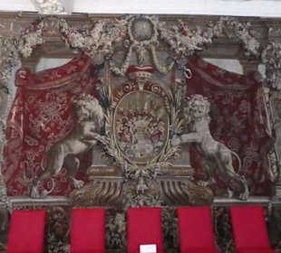 Schloss Friedenstein: bei der Innenbesichtigung