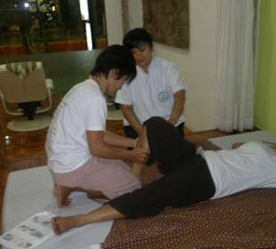 Massage school in progress