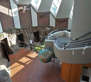 Im Treppenhaus des Museum am Schölerberg