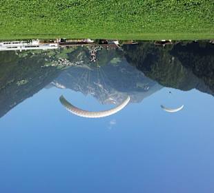 Landung beim Hotel Edenlehen