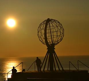 Nordkap 23.30 Uhr - perfektes Wetter