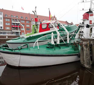 Außenansicht des Seenotrettungskreuzers