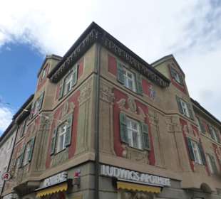 In der Altstadt von Partenkirchen