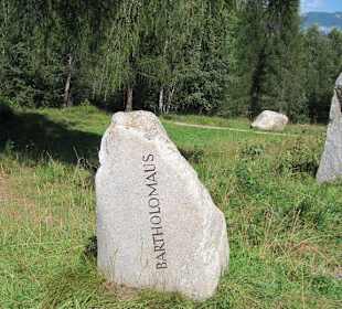 Findlingstein Apostel Bartholomäus