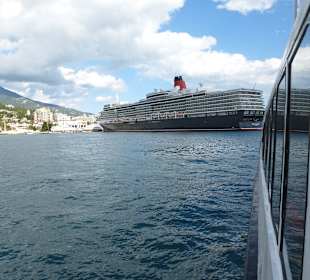 Anfahrt auf den Hafen