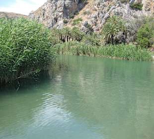 Schwimmbereich im Eingangsbereich zum Fluss