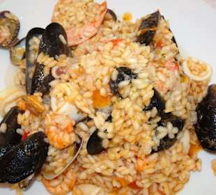 Risotto mit Meeresfrüchten im Bella Napoli