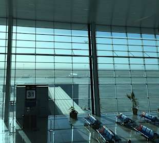 Flughafen Hurghada Blick aufs Rollfeld