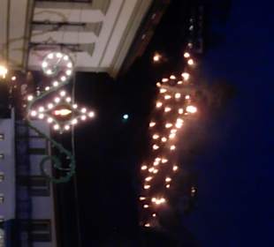 Abbrennen der Bergfeuer