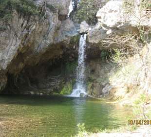 Wasserfall von Drymonas