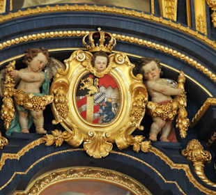 Details des Hochaltars der Basilika St. Anna 