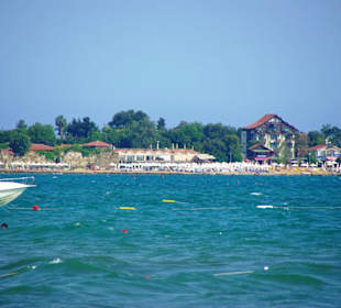Vom Sunrise Richtung Side am Strand