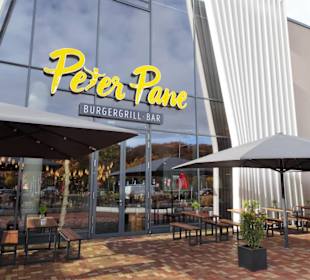 Außenansicht des Burgergrill Peter Pane