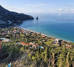 Wandern Agios Gordis - Pendati