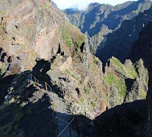 ABstieg vom Pico do Arieiro