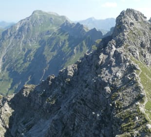 Bei unseren Wanderungen am Nebelhorn