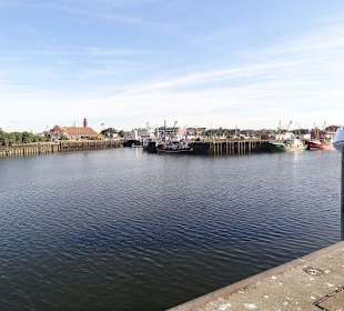 Blick aufden Büsumer Hafen