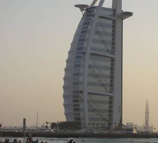 Burj Arab am Strand