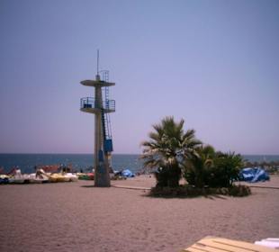 Der Strand von Torremolinos