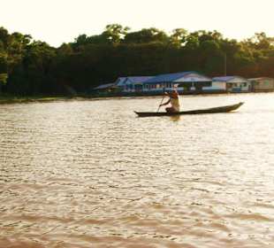 Blick zum Restaurant Rainha da Selva
