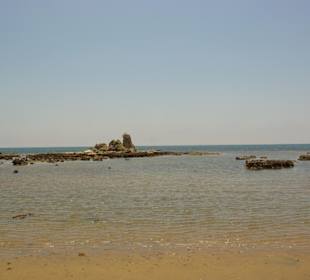 Am Strand entlang