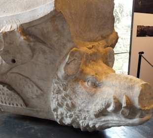 Skulptur im Kolosseum