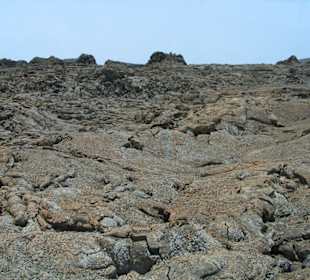 Endlose Lava-Landschaft